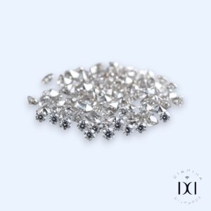 Calibrated white diamonds